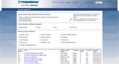 Desktop Screenshot of literature.thomsonlinear.com